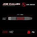 Winmau Joe Cullen 90% Tungsten Steel Tip Darts - 25 Gram