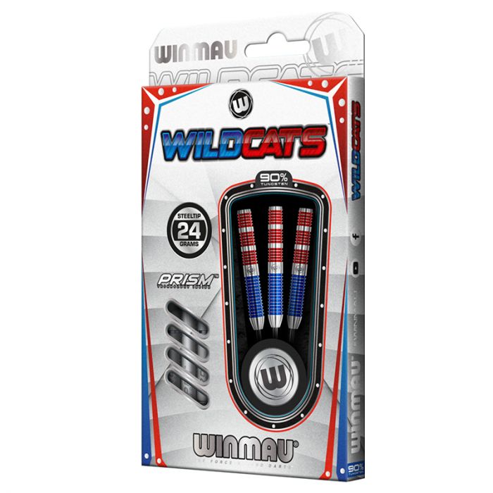 Winmau Wildcats 90% Tungsten Steel Tip Darts - 24 Gram
