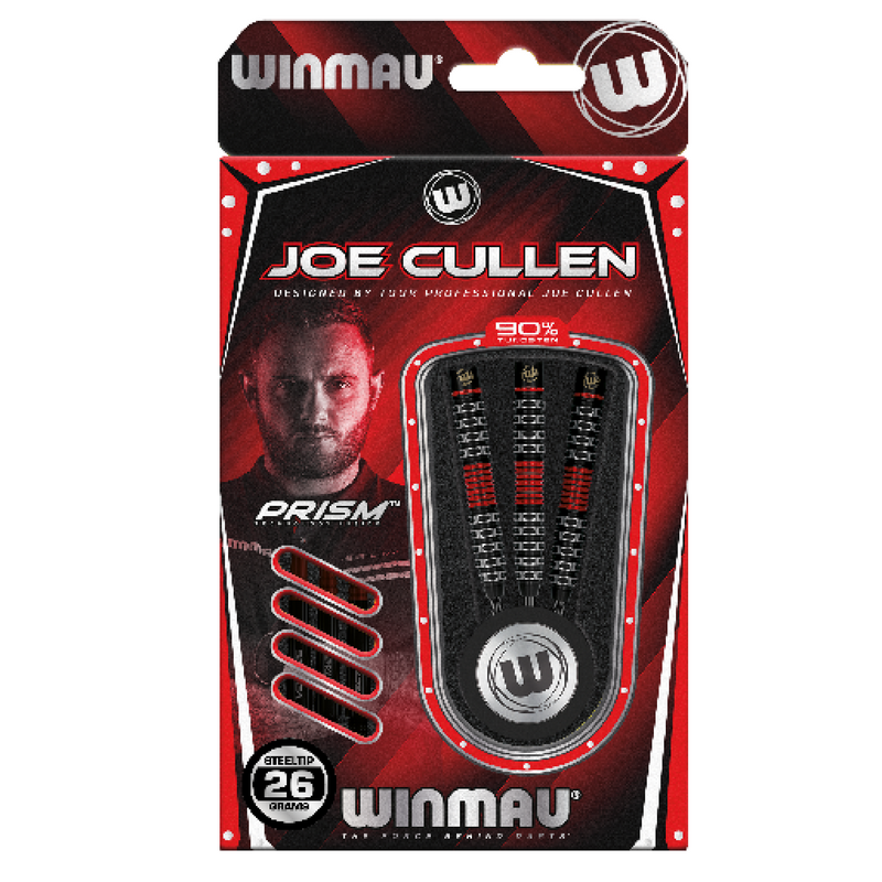 Winmau Joe Cullen Special Edition 90% Tungsten Steel Tip Darts - 26 Gram