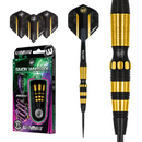 Winmau Simon Whitlock 90% Tungsen Onyx Gold Steel Tip Darts 21 Gram