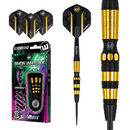 Winmau Simon Whitlock 90% Tungsten Onyx Gold Steel Tip Darts 23 Gram