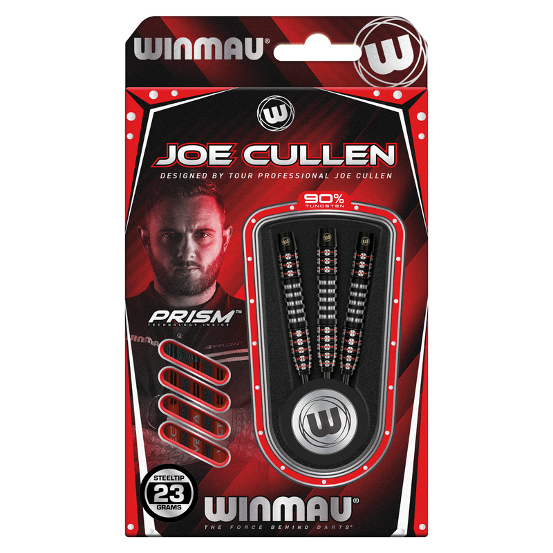 Winmau Joe Cullen Ignition 90% Tungsten Steel Tip Darts - 23 Gram