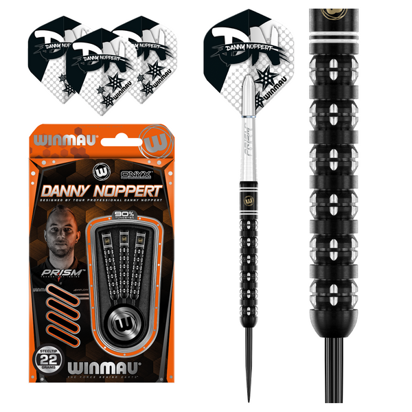 Winmau Danny Noppert Freeze Edition 90% Tungsten Steel Tip Darts - 24 Gram