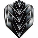 Shot Transparent 100 Micron Standard Dart Flights Tribal Weapon Black