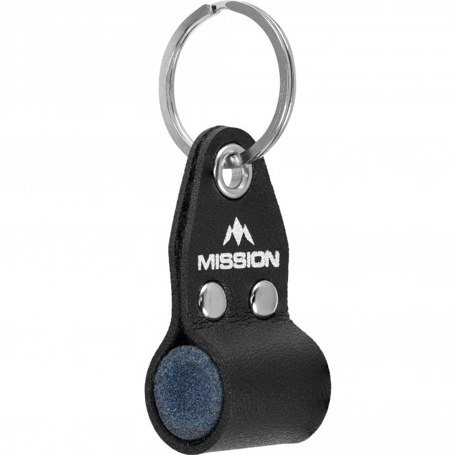 Mission Keyring With Dart Sharpener Black