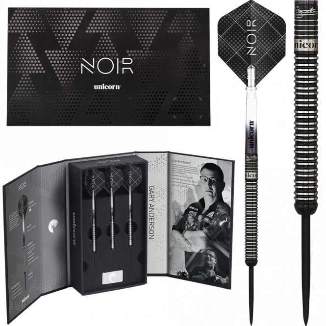 Gary Anderson World Champion Deluxe Noir Tungsten Darts 23 Gram