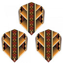 Shot Transparent 100 Micron Standard Dart Flights Scimitar