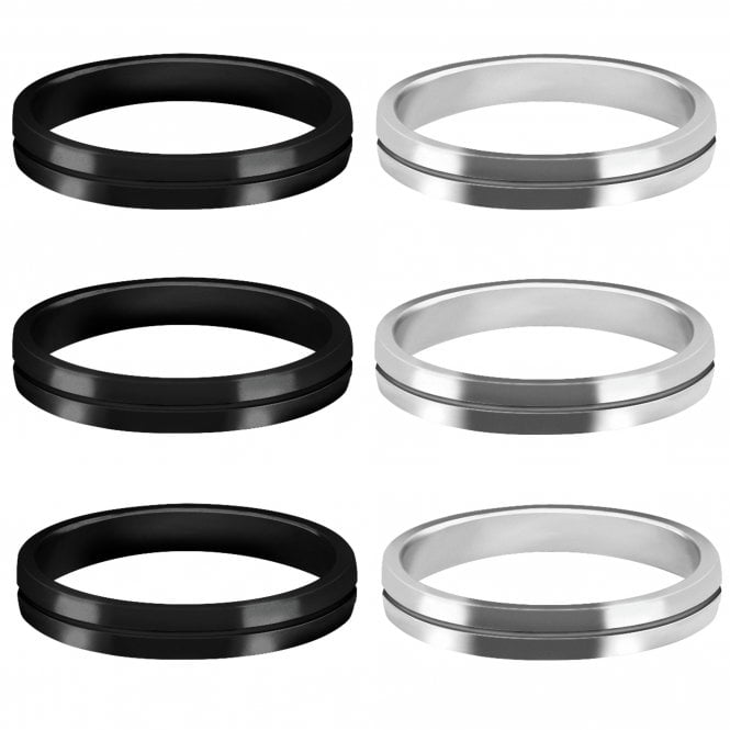 Mission S-Lock Rings - Stem Lock - 3 Pack