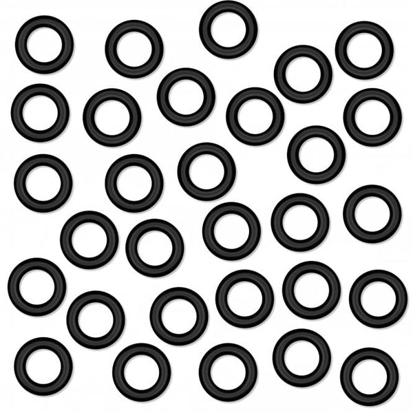 Designa Rubber O Rings - Use With Aluminium Stems - 10 Sets