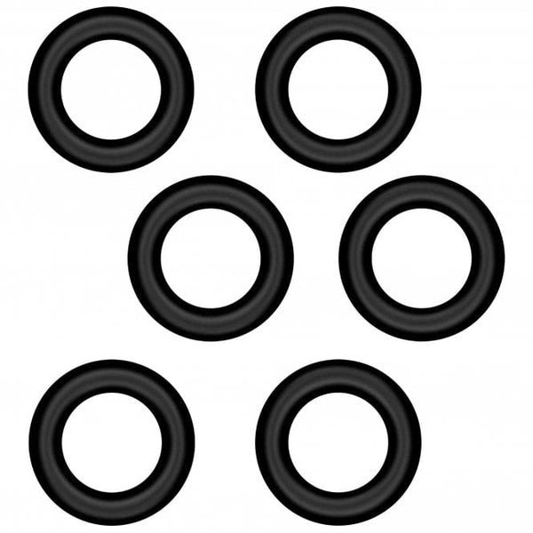 Designa O Rings - Use With Aluminium Stems - 6 Pack