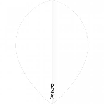 Ruthless R4X 100 Micron Pear Dart Flights White