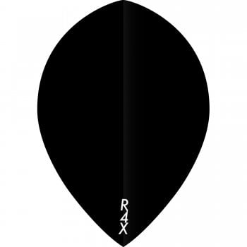 Ruthless R4X 100 Micron Pear Dart Flights Black