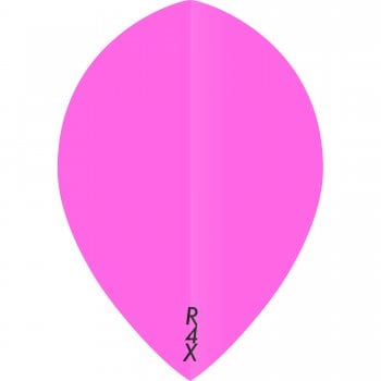 Ruthless R4X 100 Micron Pear Dart Flights Fluro Pink