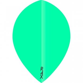 Ruthless R4X 100 Micron Pear Dart Flights Fluro Green