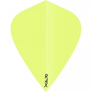 Ruthless R4X 100 Micron Kite Dart Flights Fluro Yellow
