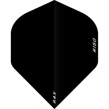 Ruthless R4X Solid 150 Micron Standard Dart Flights Black