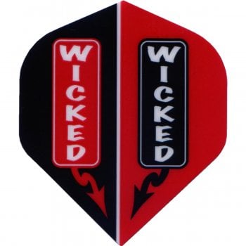 Ruthless Wicked 100 Micron Standard Dart Flights Red