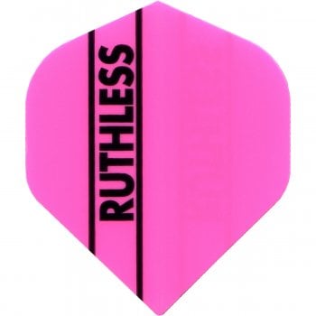 Ruthless Solid Panel 100 Micron Standard Dart Flights Fluro Pink