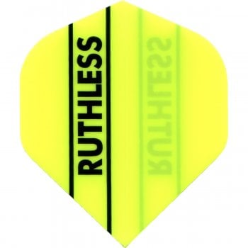 Ruthless Solid Panel 100 Micron Standard Dart Flights Fluro Yellow