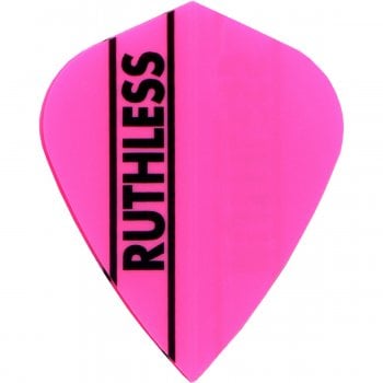 Ruthless Solid Panel 100 Micron Kite Dart Flights Fluro Pink