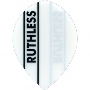 Ruthless Solid Panel 100 Micron Pear Dart Flights White