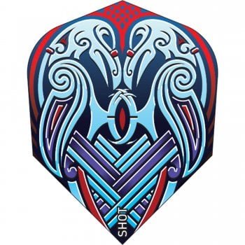 Viking Raven 100 Micron Standard Dart Flights Blue