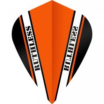 Ruthless V100 Pro 100 Micron Kite Dart Flights Orange