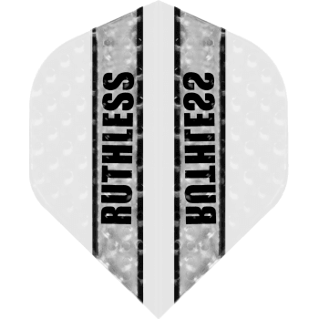 Ruthless Clear Panel Embossed Standard Dart Flights Clear