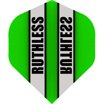 Ruthless Clear Panel 100 Micron Standard Dart Flights Green