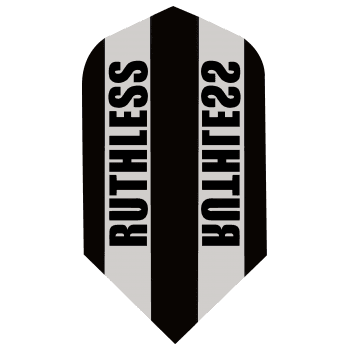 Ruthless Clear Panel 100 Micron Slim Dart Flights Black