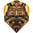 Shot Transparent 100 Micron Standard Dart Flights Totem Animals