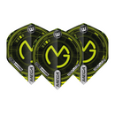 Winmau 100 Micron Dart Flights - Mega Standard - MVG - Green