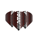 Winmau Mega Standard 75 Micron Dart Flights Black Red