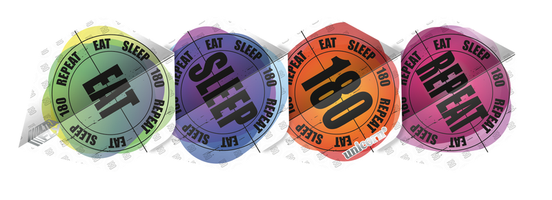 Unicorn Ultrafly Eat Sleep 180 Repeat Dart Flights