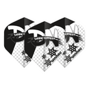 Winmau Rhino 100 Micron Dart Flights - Standard - Danny Noppert - Black