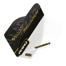 Winmau Rhino 100 Micron Dart Flights - Standard - Palladium - Black