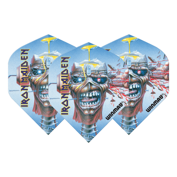 Winmau Rock Legends 100 Micron Dart Flights - Standard - Iron Maiden - Multi