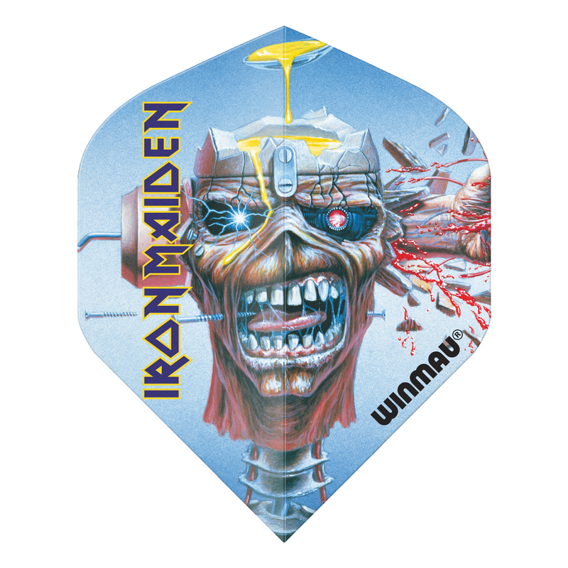 Winmau Rock Legends 100 Micron Dart Flights - Standard - Iron Maiden - Multi