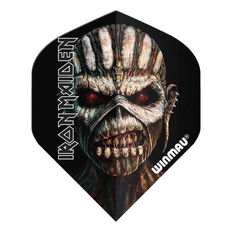 Winmau Rock Legends 100 Micron Dart Flights - Standard - Iron Maiden - Multi