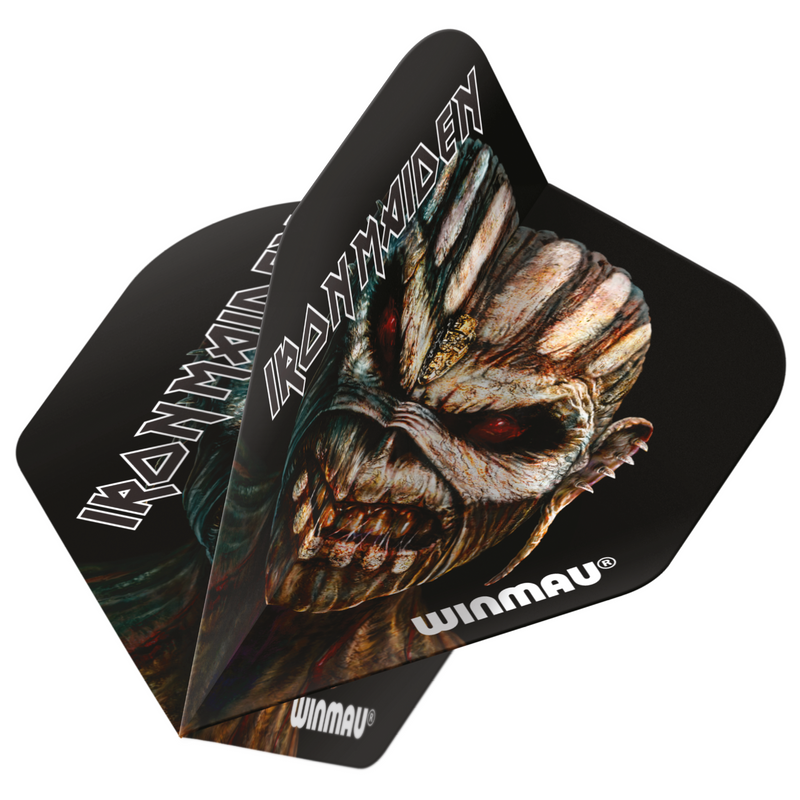 Winmau Rock Legends 100 Micron Dart Flights - Standard - Iron Maiden - Multi