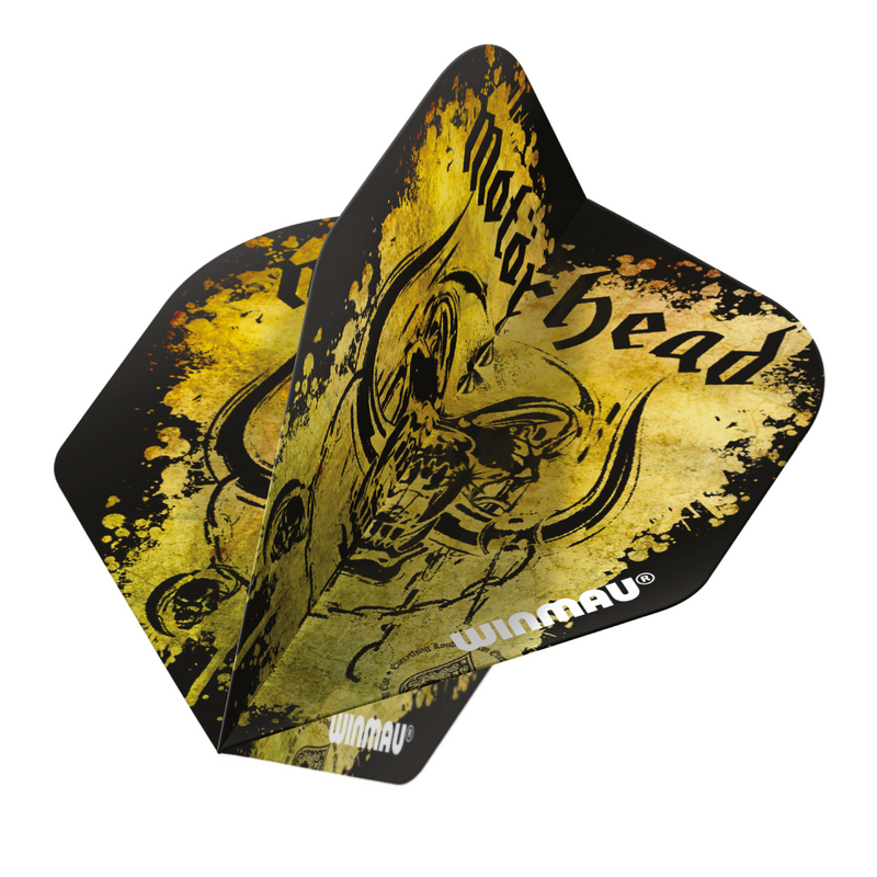 Winmau Rock Legends 100 Micron Dart Flights - Standard - Motorhead - Multi