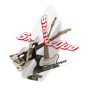 Winmau Rock Legends 100 Micron Dart Flights - Standard - Status Quo - White