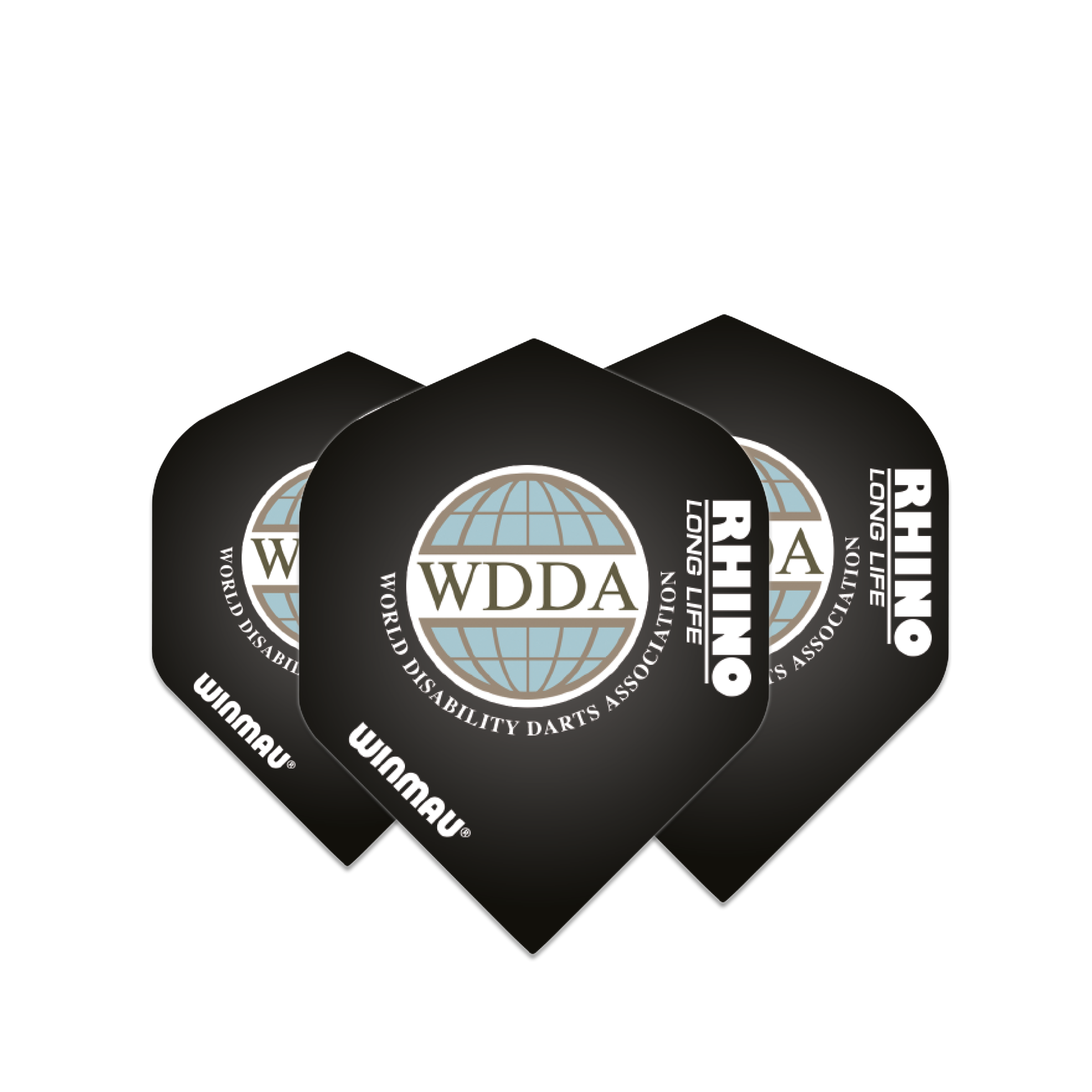 Winmau Rhino Extra Thick 100 Micron Dart Flights - Standard - WDDA
