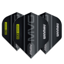 Winmau Prism Alpha 100 Micron Dart Flights - Standard - MVG - Black