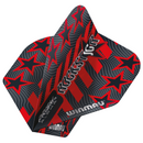 Winmau Prism Alpha 100 Micron Dart Flights - Standard - Joe Cullen - Red