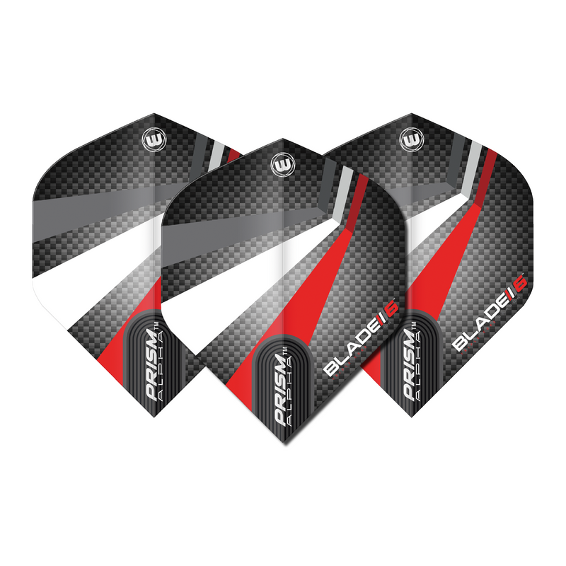 Winmau Prism Alpha 100 Micron Dart Flights - Standard - Blade6 - Muti