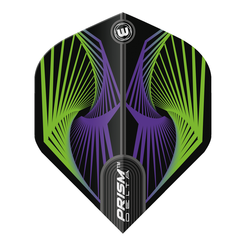 Winmau Prism Delta 100 Micron Dart Flights - Standard - Green