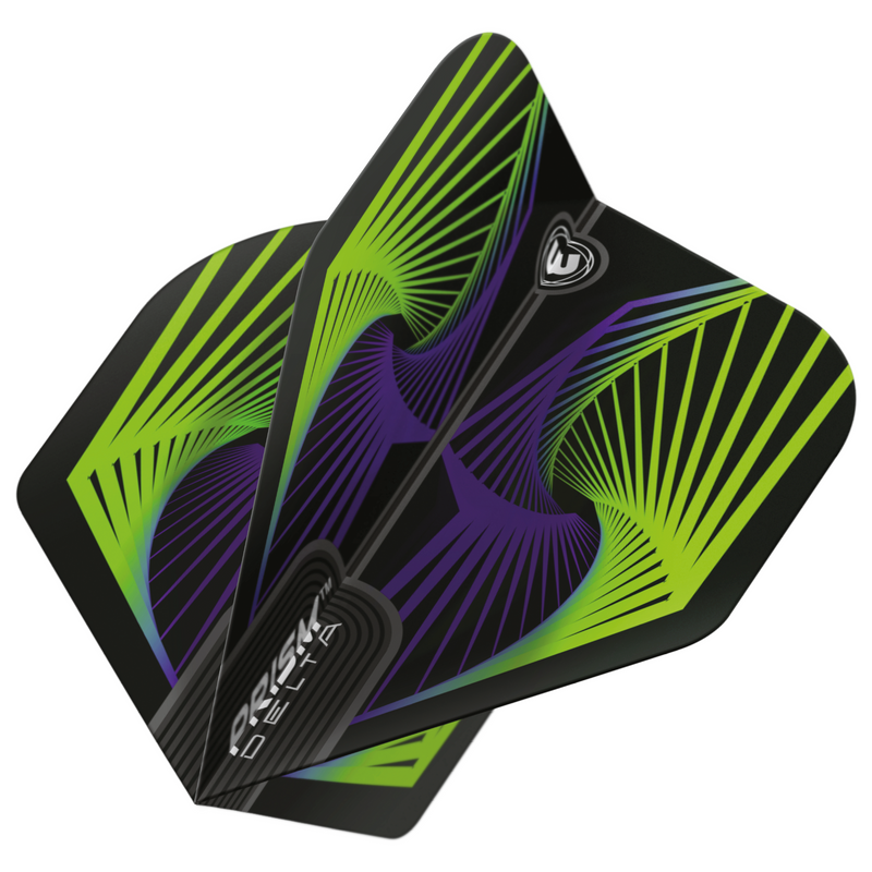 Winmau Prism Delta 100 Micron Dart Flights - Standard - Green