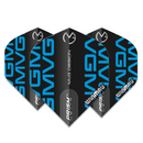 Winmau Prism Delta 100 Micron Dart Flights - Standard - MVG - Blue