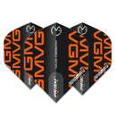 Winmau Prism Delta 100 Micron Dart Flights - Standard - MVG - Orange